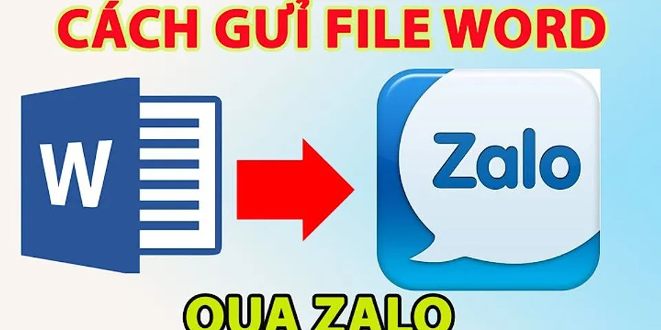 Cách gửi file word qua Zalo trên macbook
