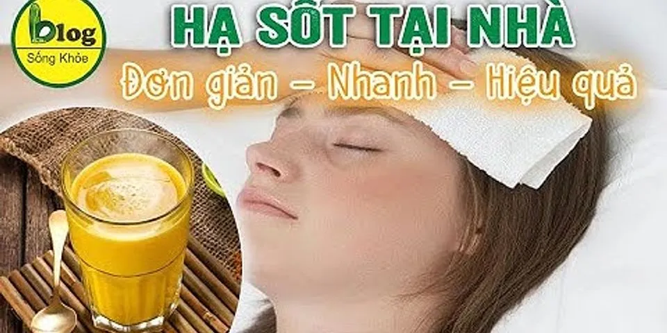 Cách hạ sốt bằng gừng tươi