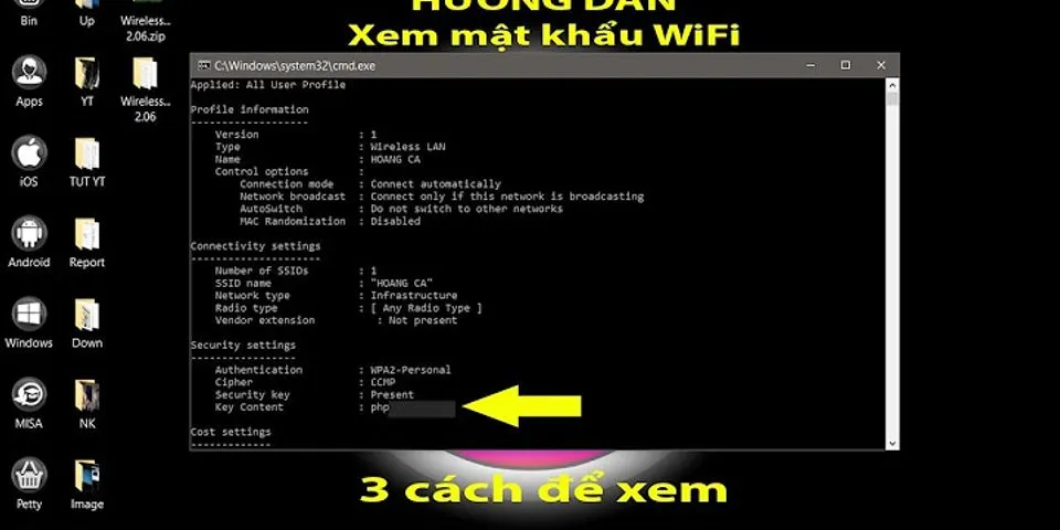 Cách hack pass wifi đơn giản cho laptop