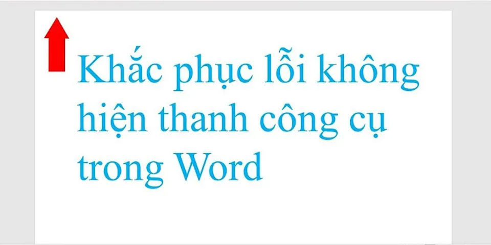 Cách hiện thanh taskbar trong Word