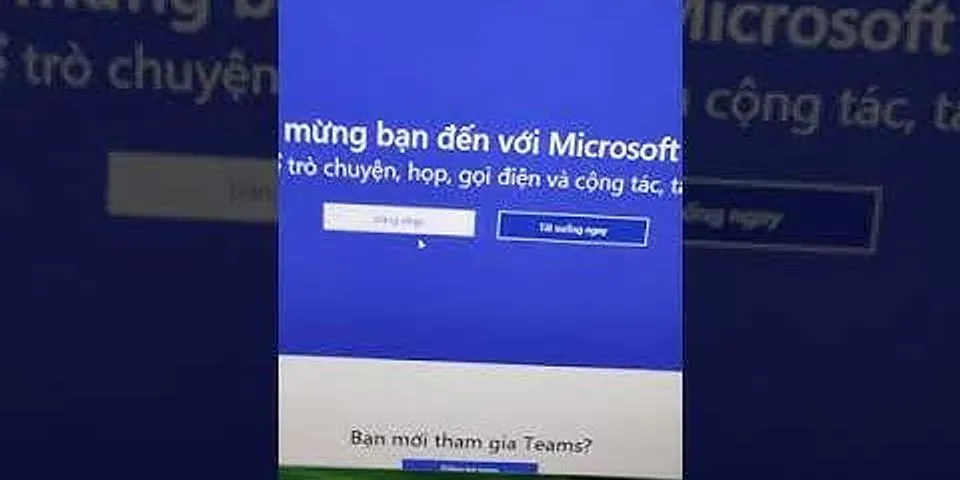Cách học Microsoft Team trên máy tính