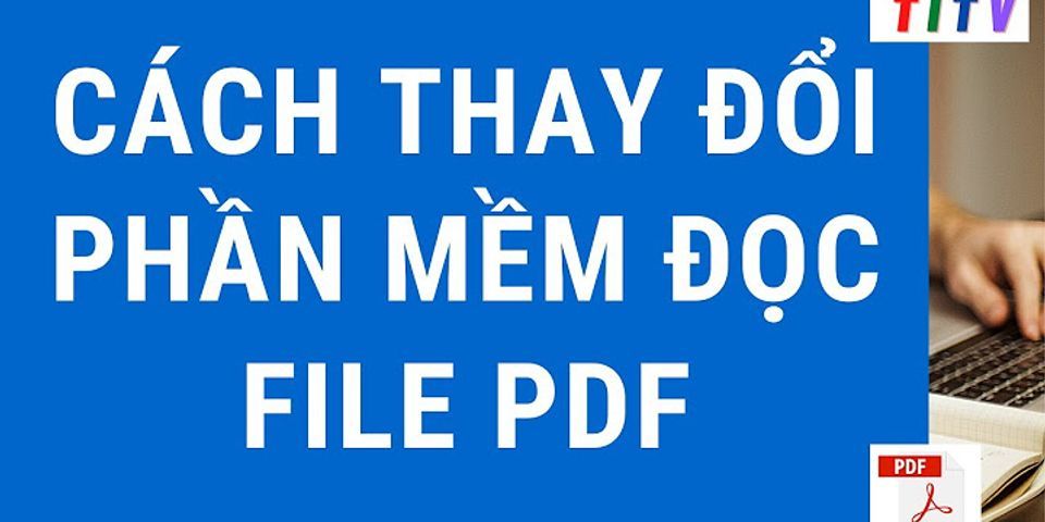 Cách in đọc file PDF