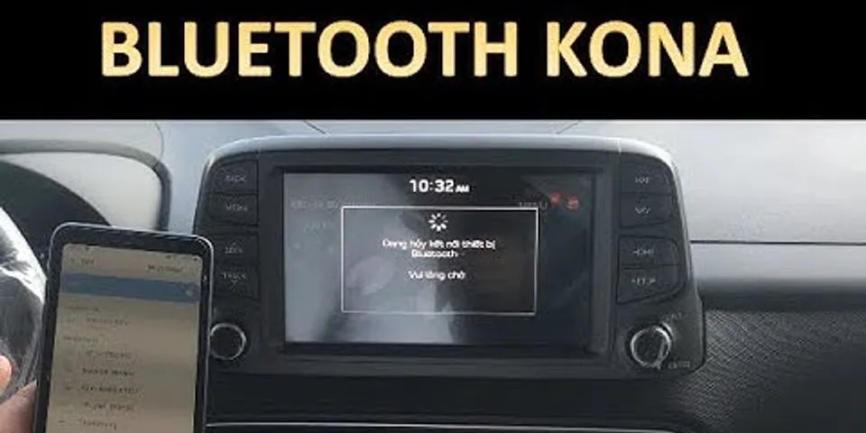 Cách kết nối bluetooth với ô tô Toyota