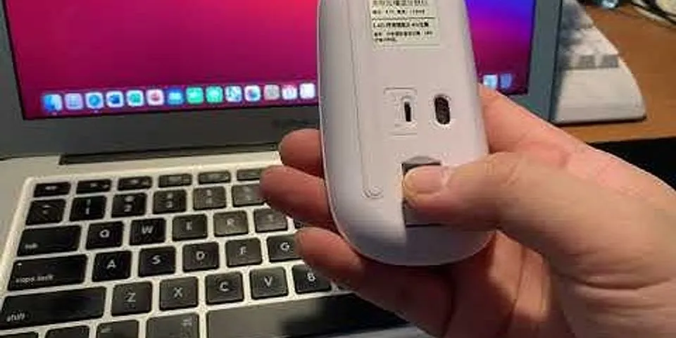 Cách kết nối chuột có dây với laptop