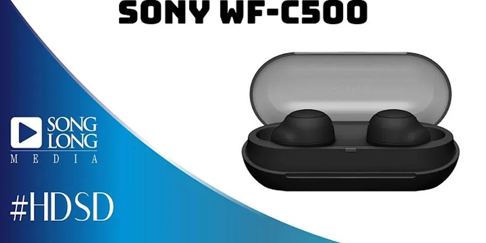 Cách kết nối tai nghe Bluetooth Sony WI-SP500