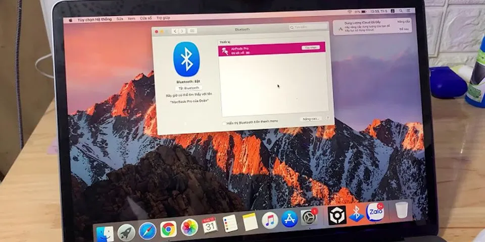 Cách kết nối tai nghe Bluetooth với Macbook