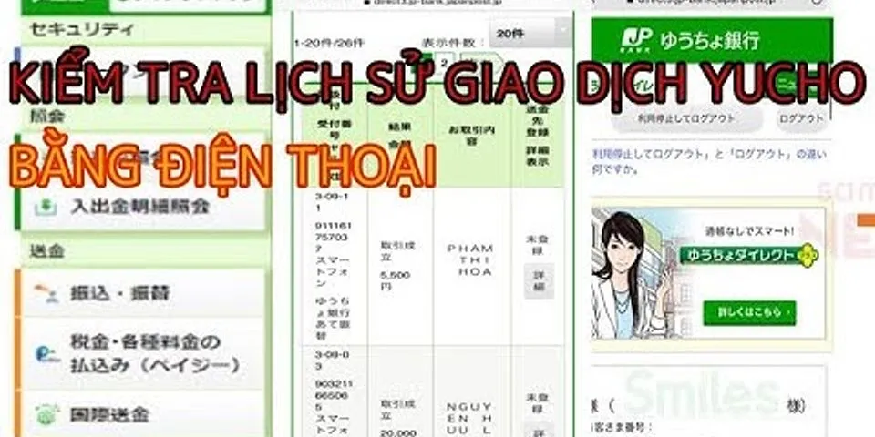 Cách kiểm tra lịch sử giao dịch app ACB