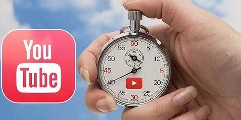 Cách kiểm tra thời gian xem YouTube