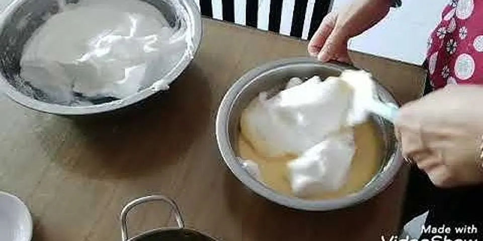 Cách làm bánh bông lan sữa chua phô mai