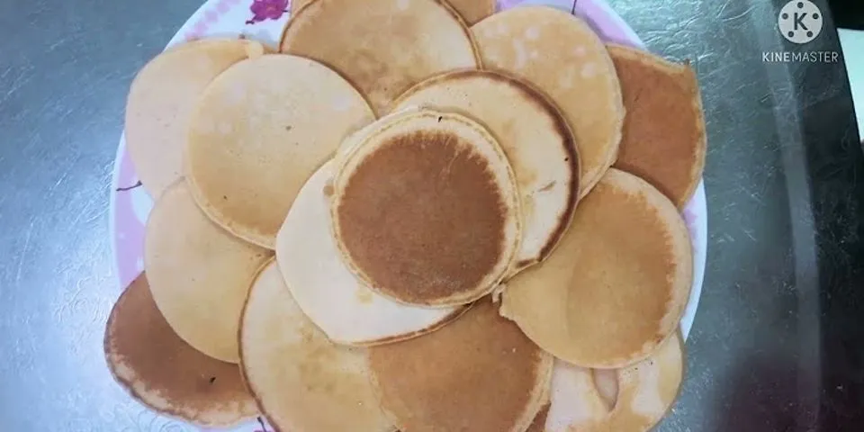 Cách làm bánh pancake không cần máy đánh trứng