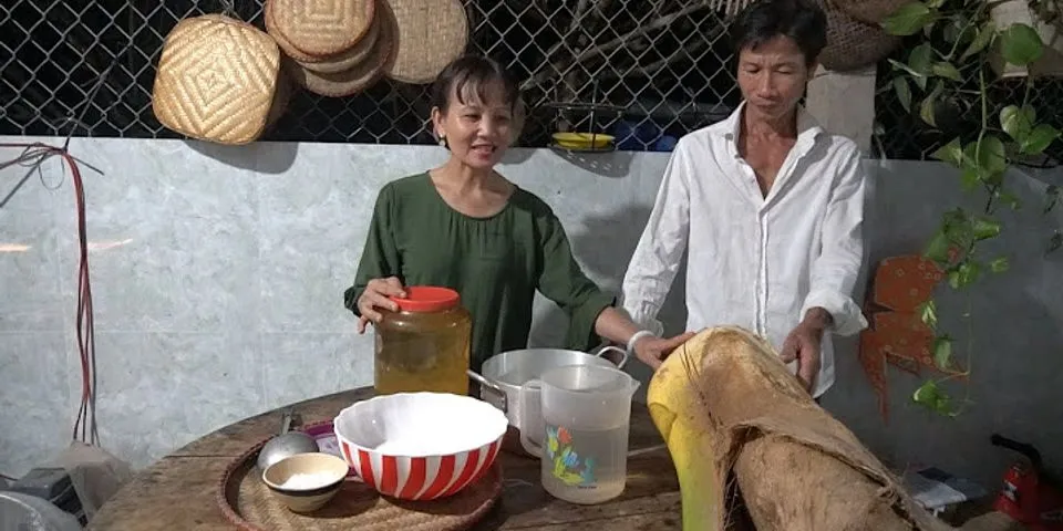 Cách làm củ hủ dừa chua ngọt