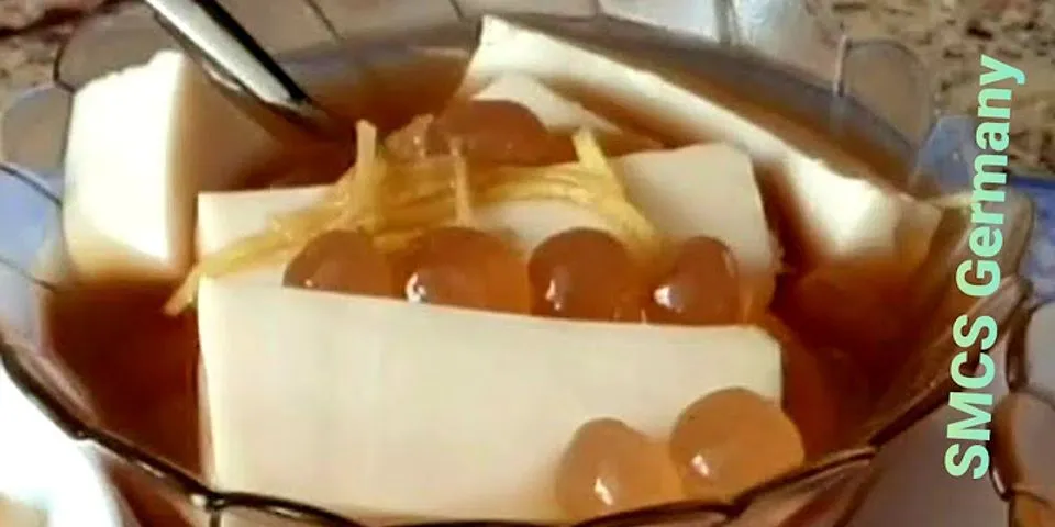 Cách làm đậu hũ non bằng gelatin