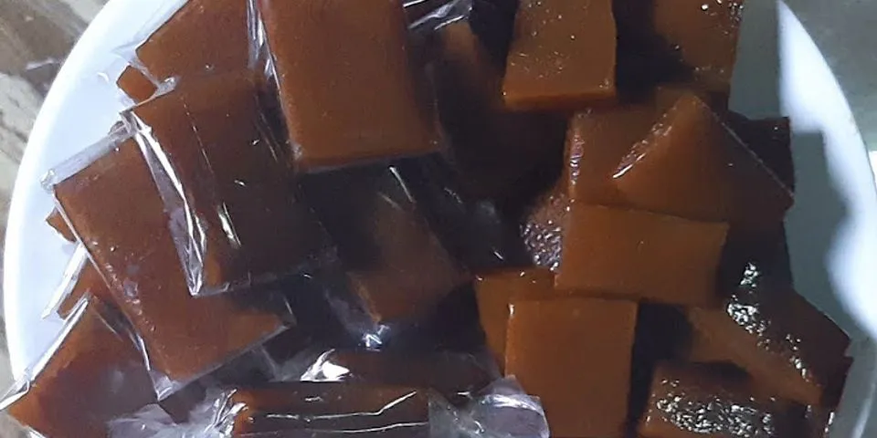 Cách làm kẹo dừa đường đen