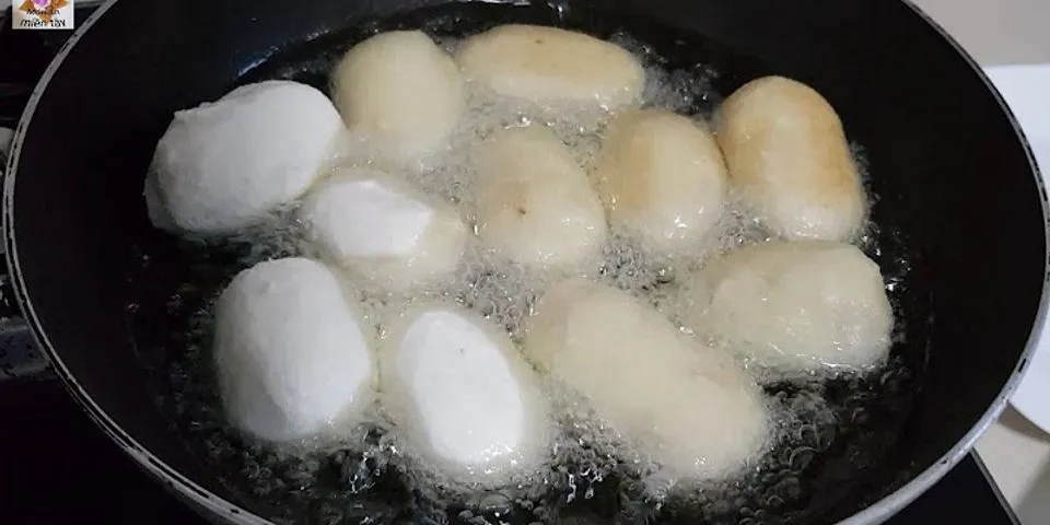 Cách làm khoai mì chiên chuối