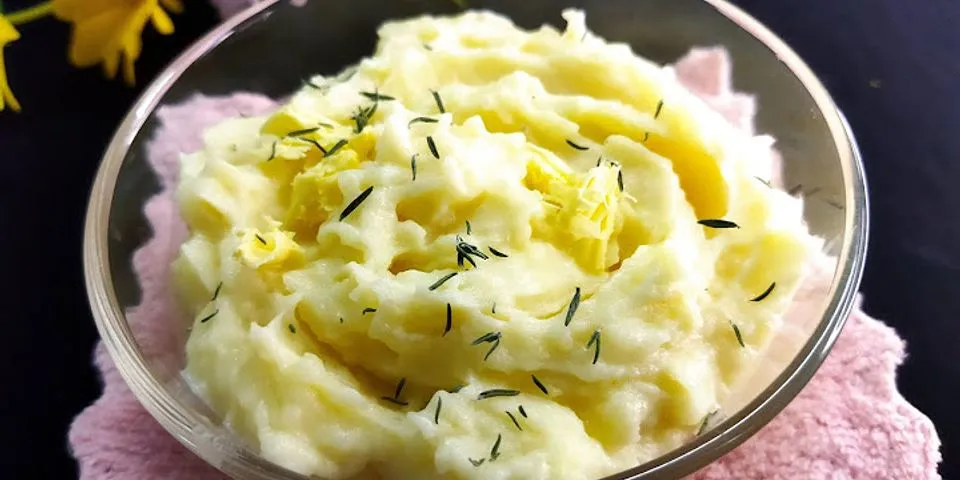 Cách làm khoai tây nghiền mặn