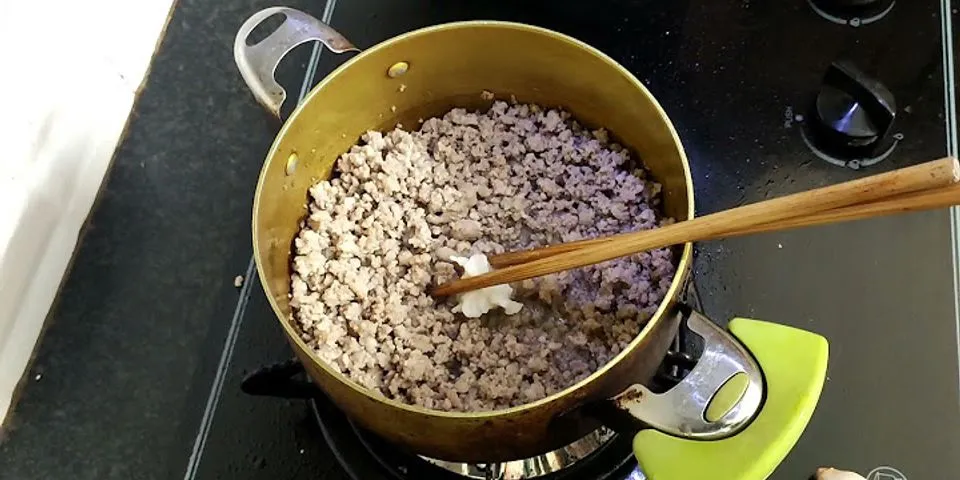 Cách làm mắm tép chưng thịt trứng
