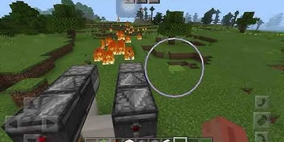 Cách làm máy bắn tên trong Minecraft