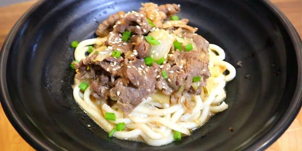 Cách làm mì Udon bò