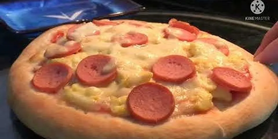 Cách làm pizza xúc xích đơn giản tại nhà