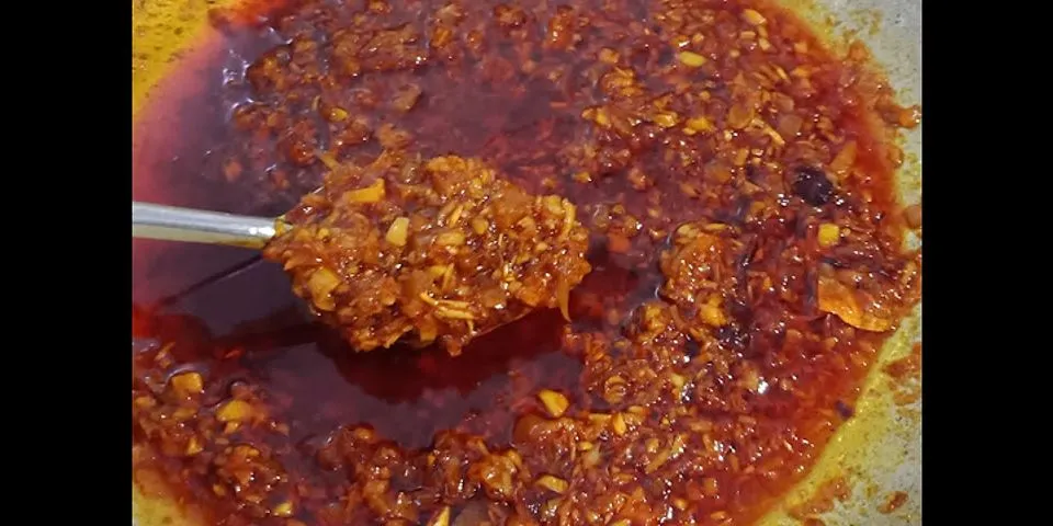 Cách làm sốt sa tế nướng hải sản