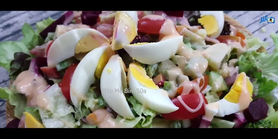 Cách làm sốt trộn salad từ mayonnaise