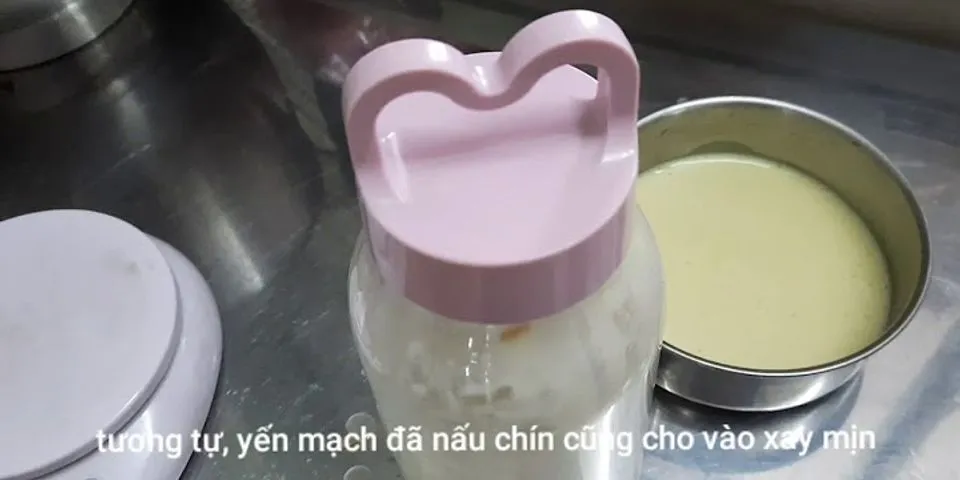 Cách làm sữa yến mạch khoai lang cho bé