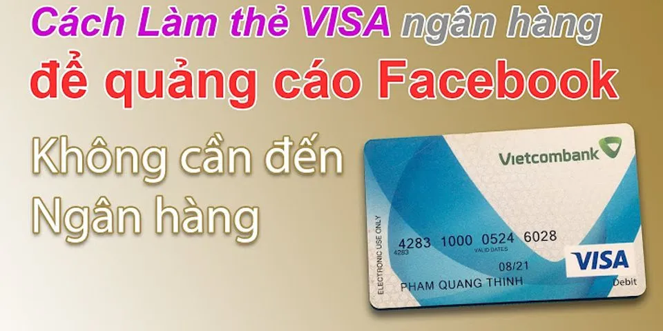 Cách làm THE tín dụng Vietcombank