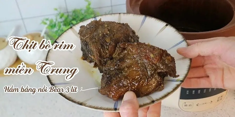 Cách làm thịt bò rim mật mía