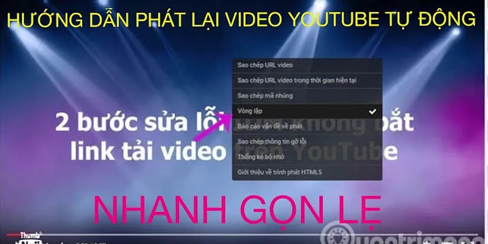 Cách lặp lại bài hát trên YouTube trên máy tính