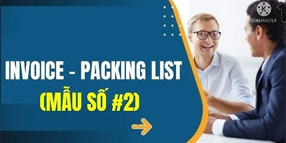 Cách lập packing list