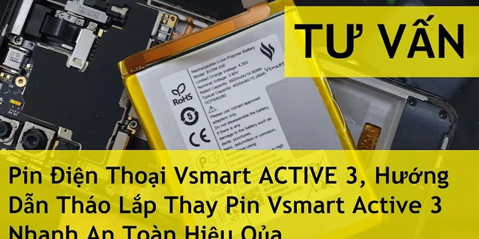 Cách lắp SIM điện thoại Vsmart Active 3