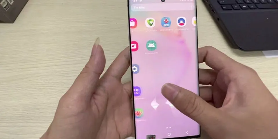 Cách lắp sim Samsung Note 10 Plus