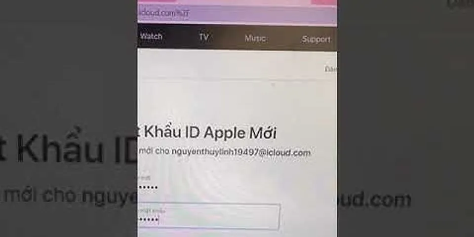 Cách lấy lại mật khẩu ID Apple khi bị khóa