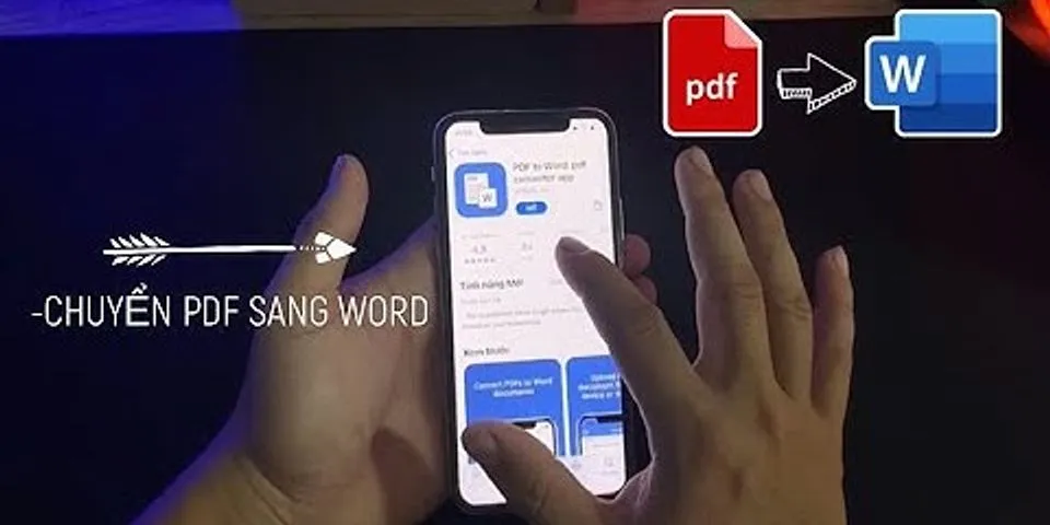 Cách lưu file Word sang PDF trên điện thoại