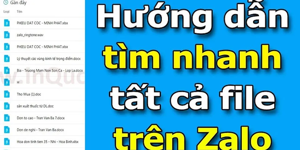 Cách mở download trên Zalo