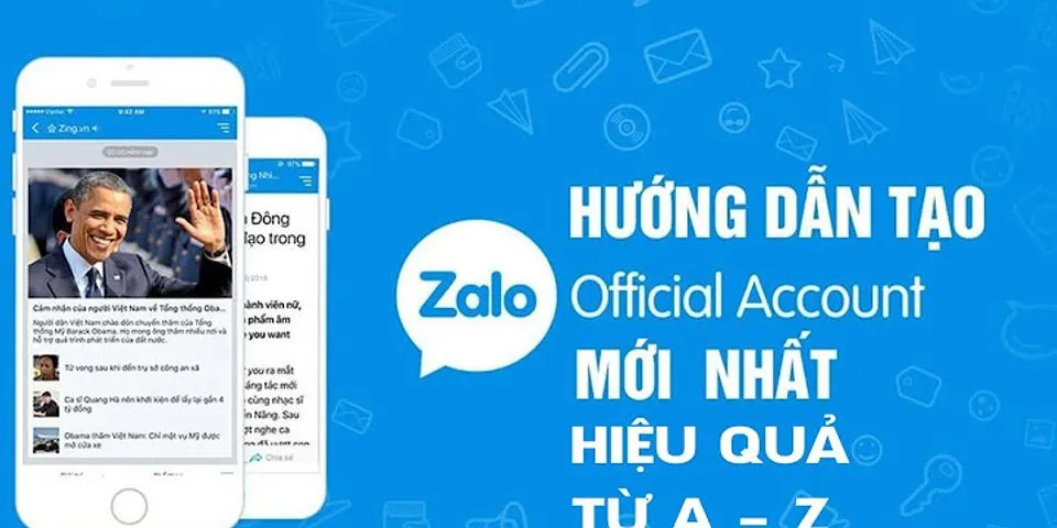 Cách mở khóa Official Account Zalo