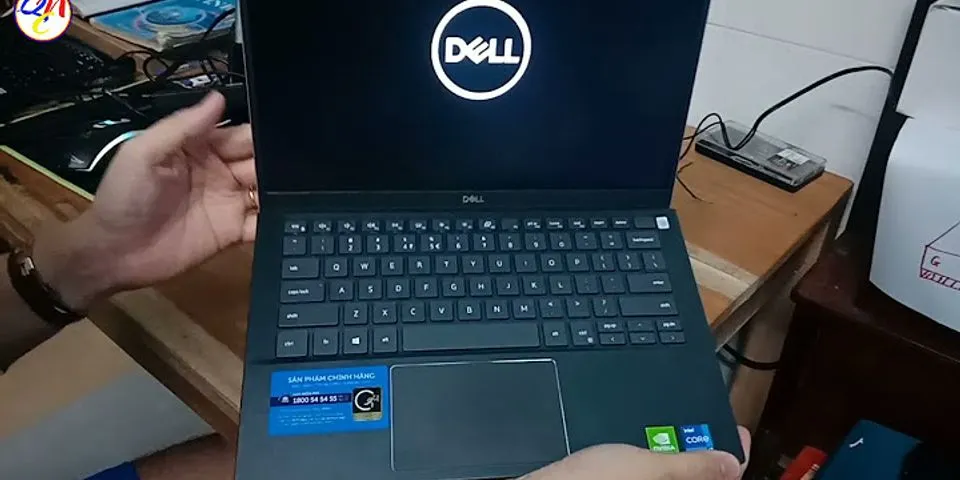 Cách mở laptop Dell không có nút nguồn