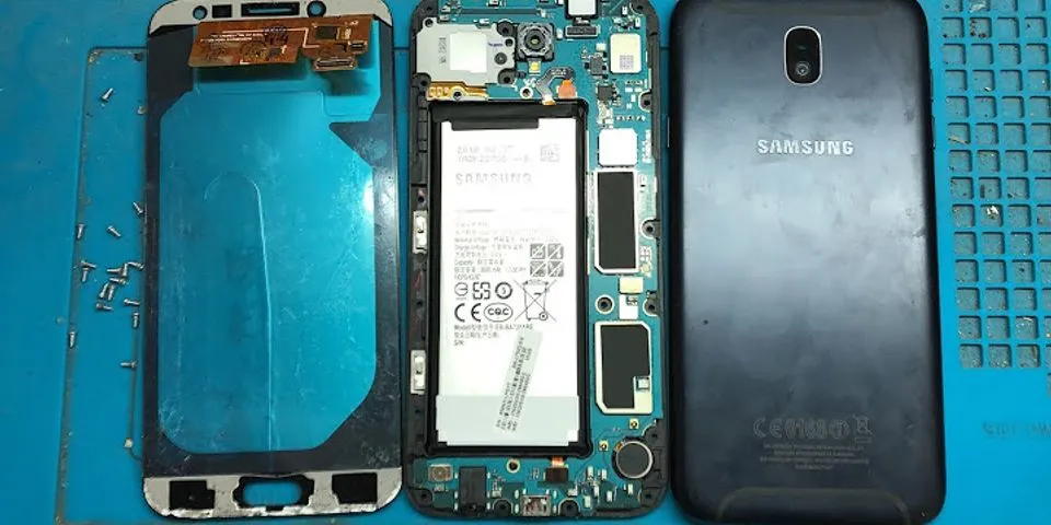 Cách mở nắp điện thoại Samsung J7