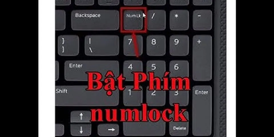 Cách mở NumLock trên Macbook