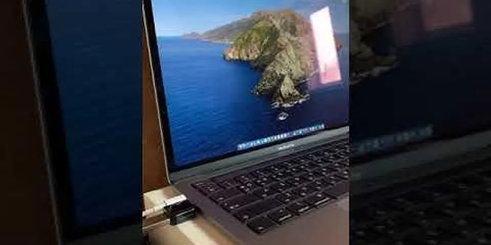 Cách mở USB trên Macbook