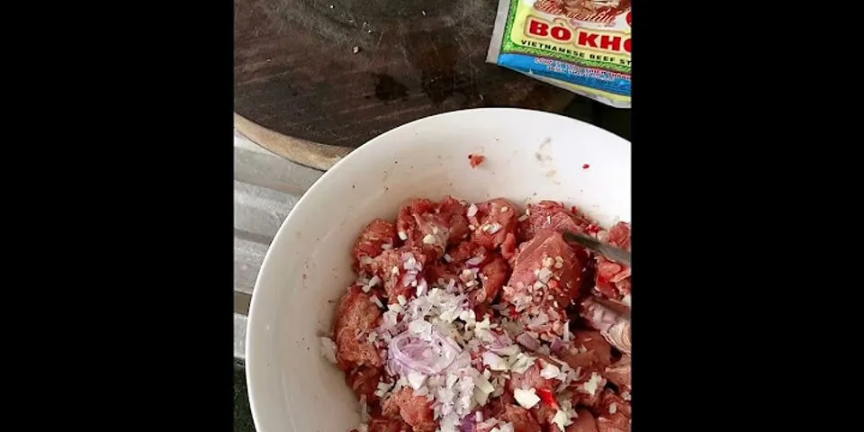 Cách nấu bò kho bằng gói gia vị Kim Hưng