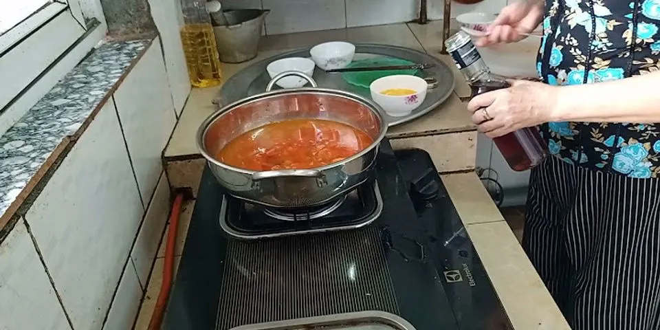 Cách nấu canh cà chua không