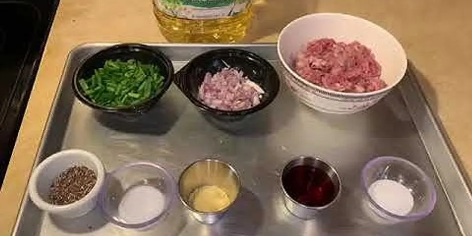 Cách nấu canh cải xanh với thịt heo