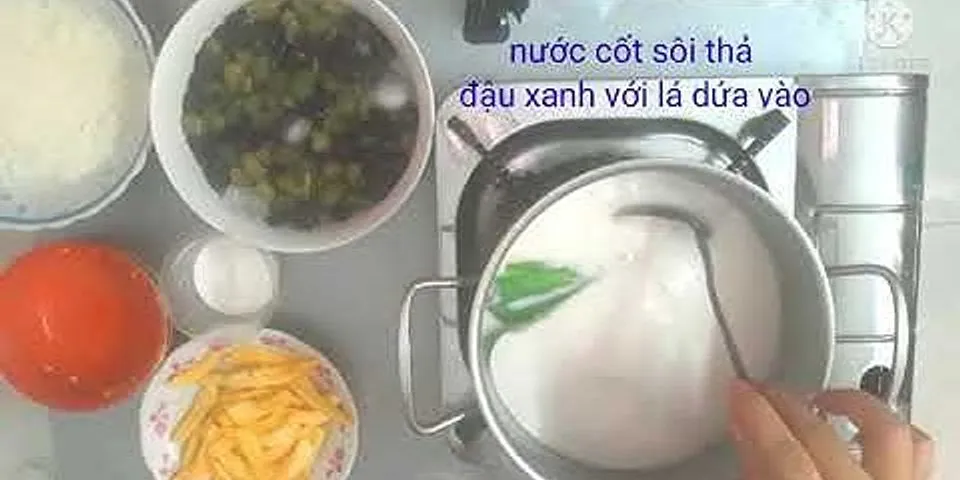 Cách nấu chè khoai lang dẻo đậu xanh