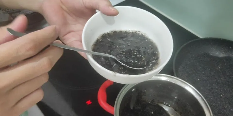 Cách nấu nước mè đen cho bà bầu