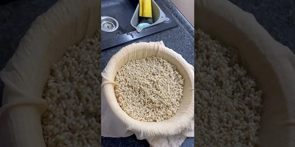 Cách ngâm gạo lứt nảy mầm