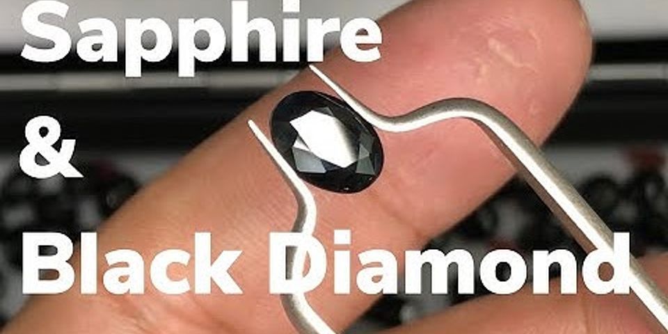 Cách nhận biết kim cương đen thô