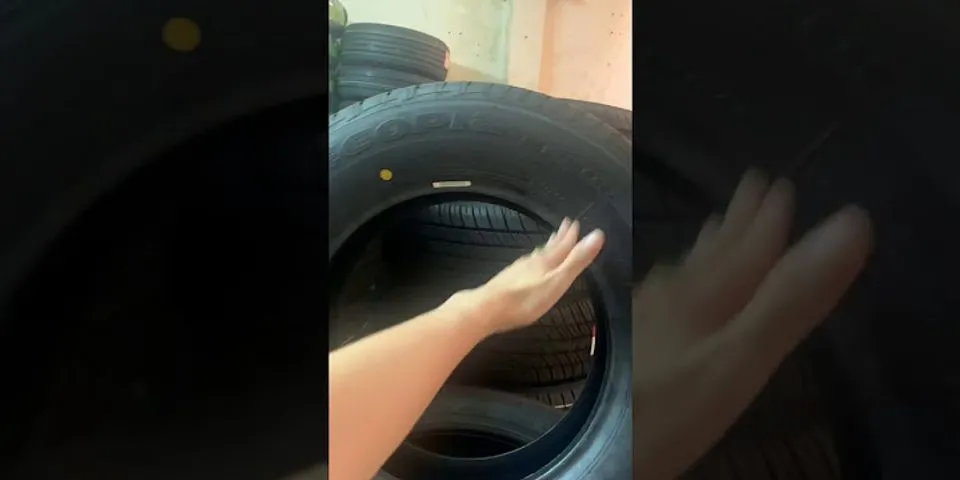 Cách nhận biết lốp ô tô mới