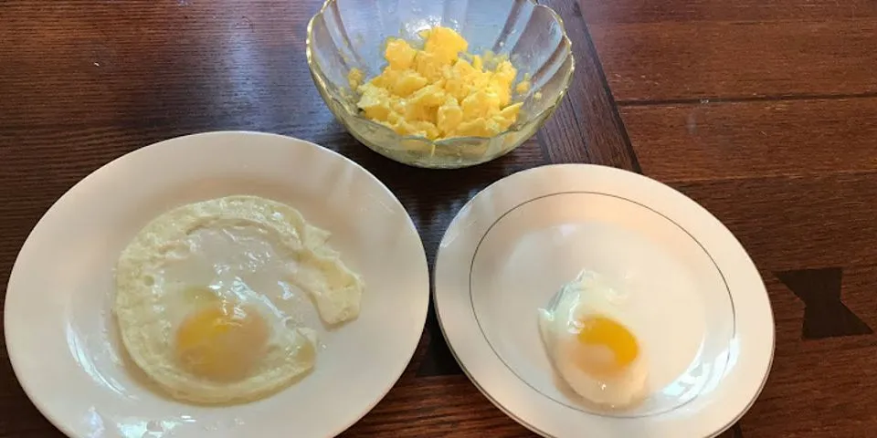 Cách nướng trứng bằng lò vi sóng