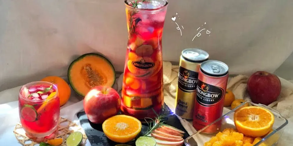 Cách pha cocktail từ strongbow